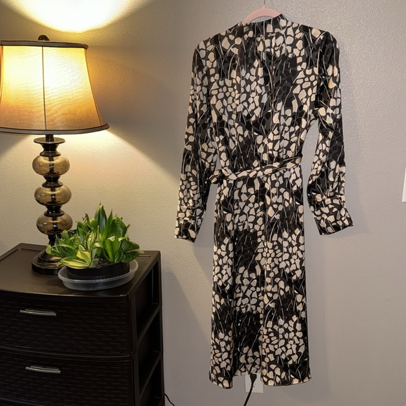 H&M x Richard Allen shirt midi dress nwot - Picture 7 of 10